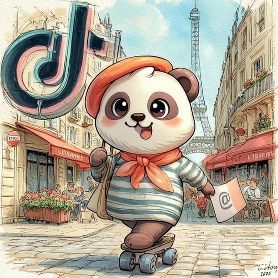 TikTok | France | Mail | 2025 year of registration