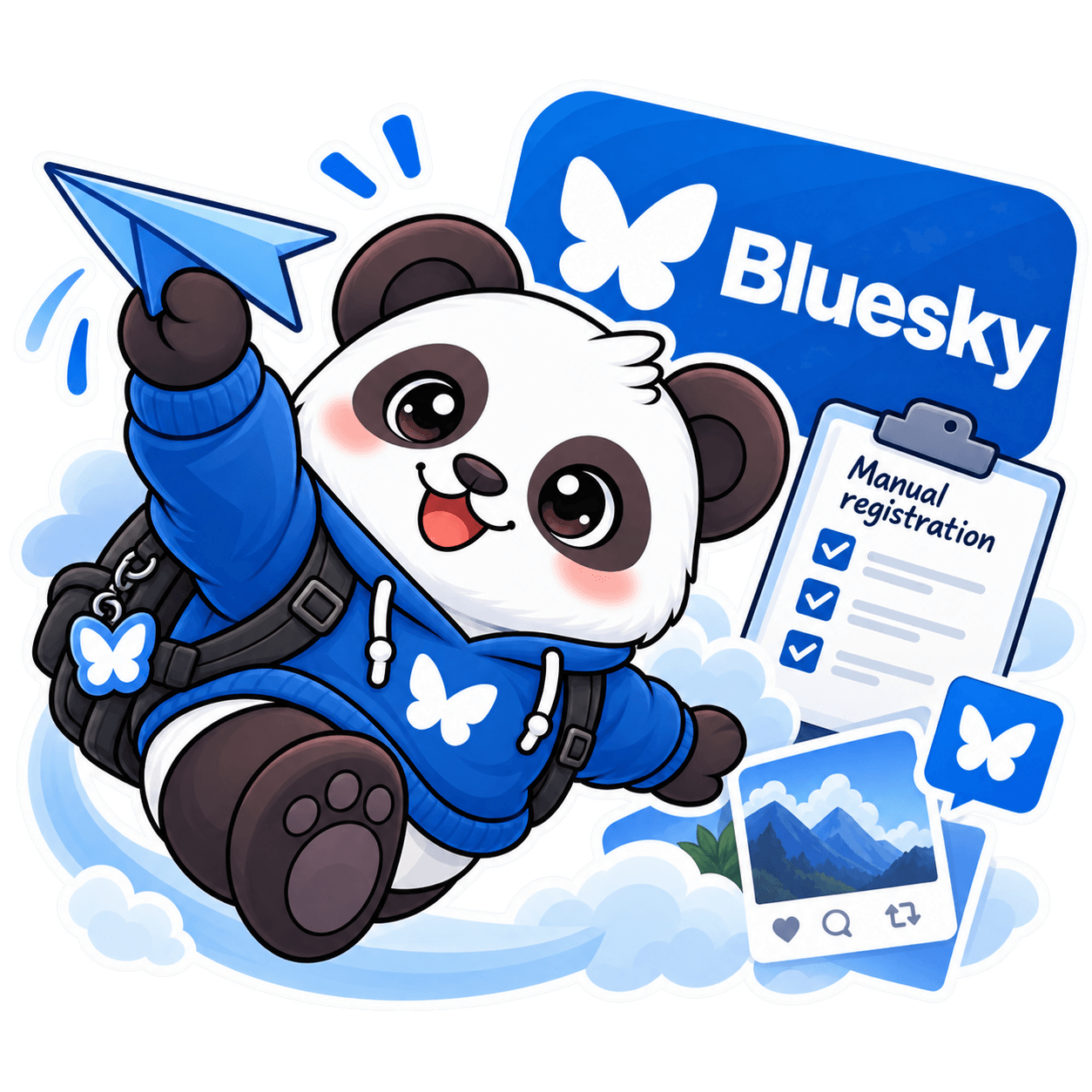 Bluesky | Manual registration