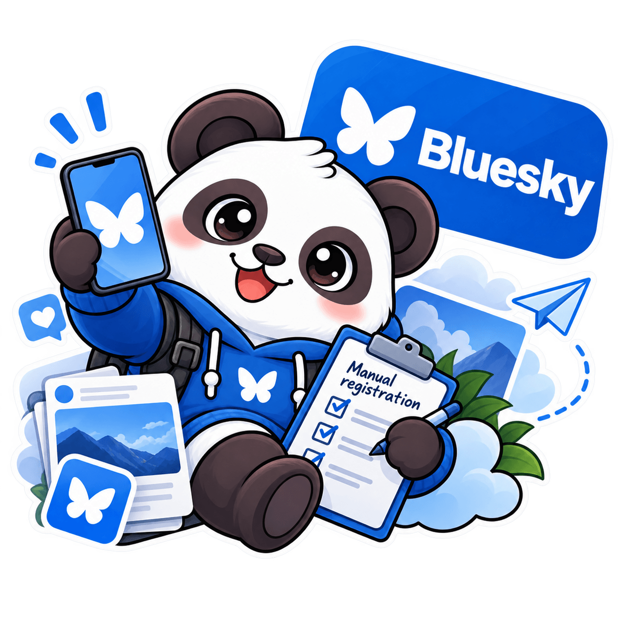 Bluesky | Manual registration | Mail